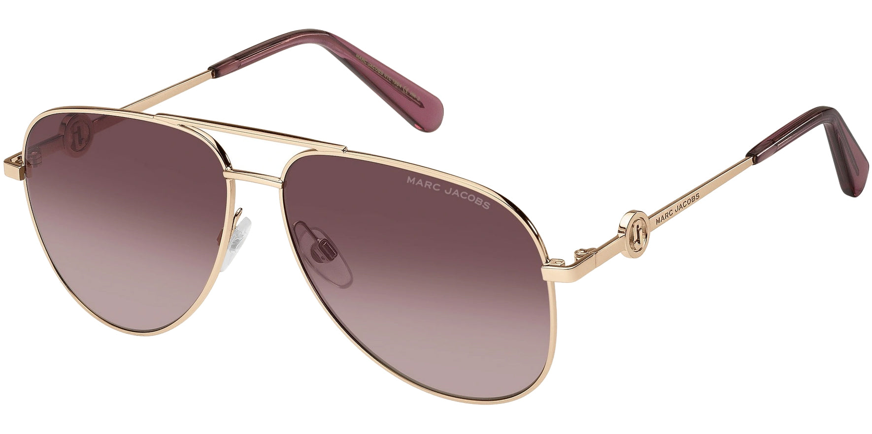 Marc Jacobs Aviator Sunglasses w/ Gradient Lens - Eyedictive