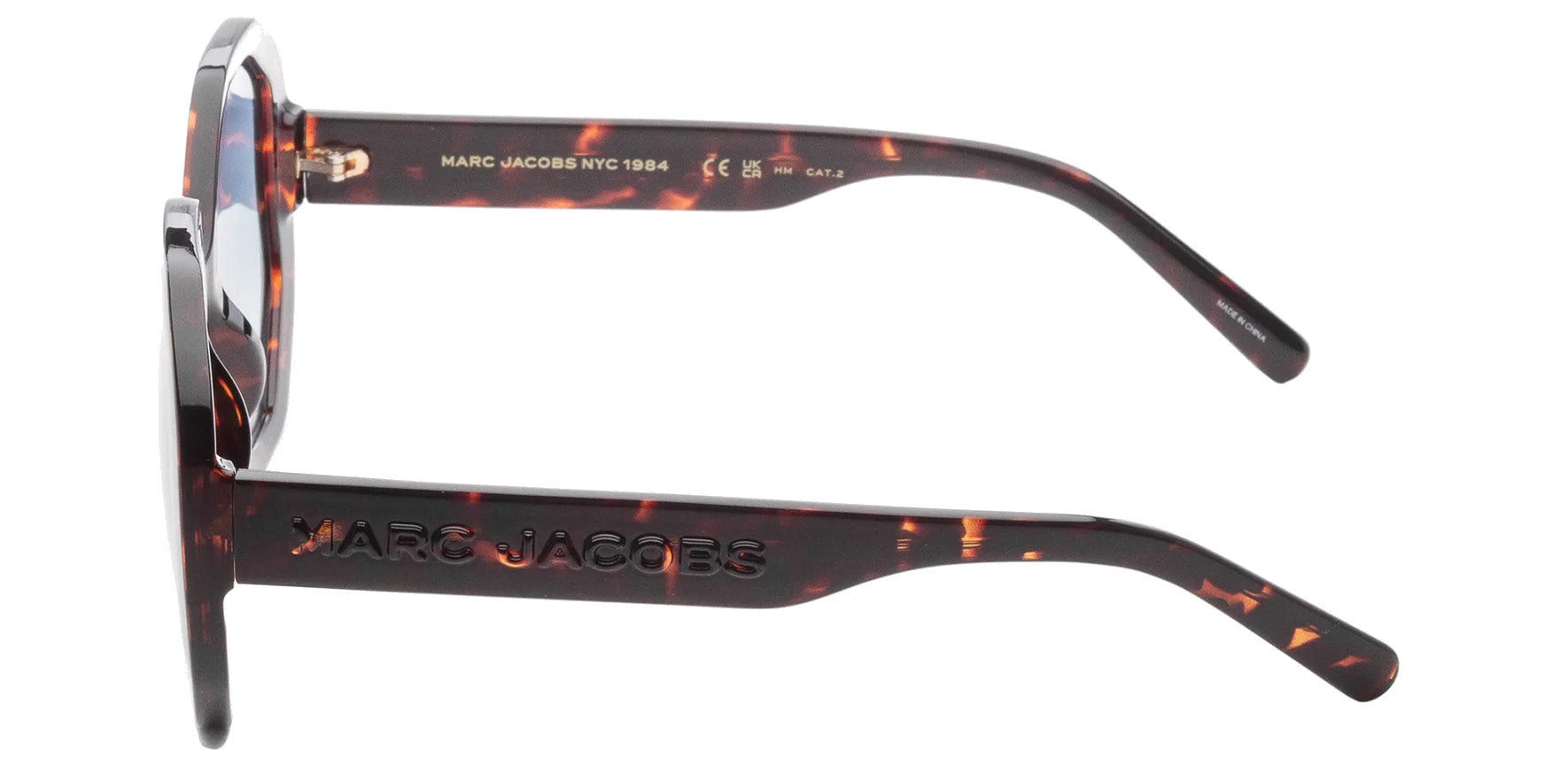 Marc Jacobs Oversized Geometric Round w/ Gradient Lens