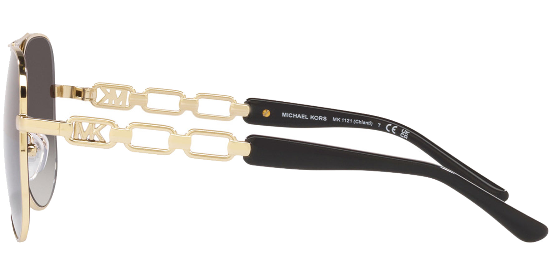 Michael Kors Chianti Aviator w/ Chain Link Temples - Eyedictive