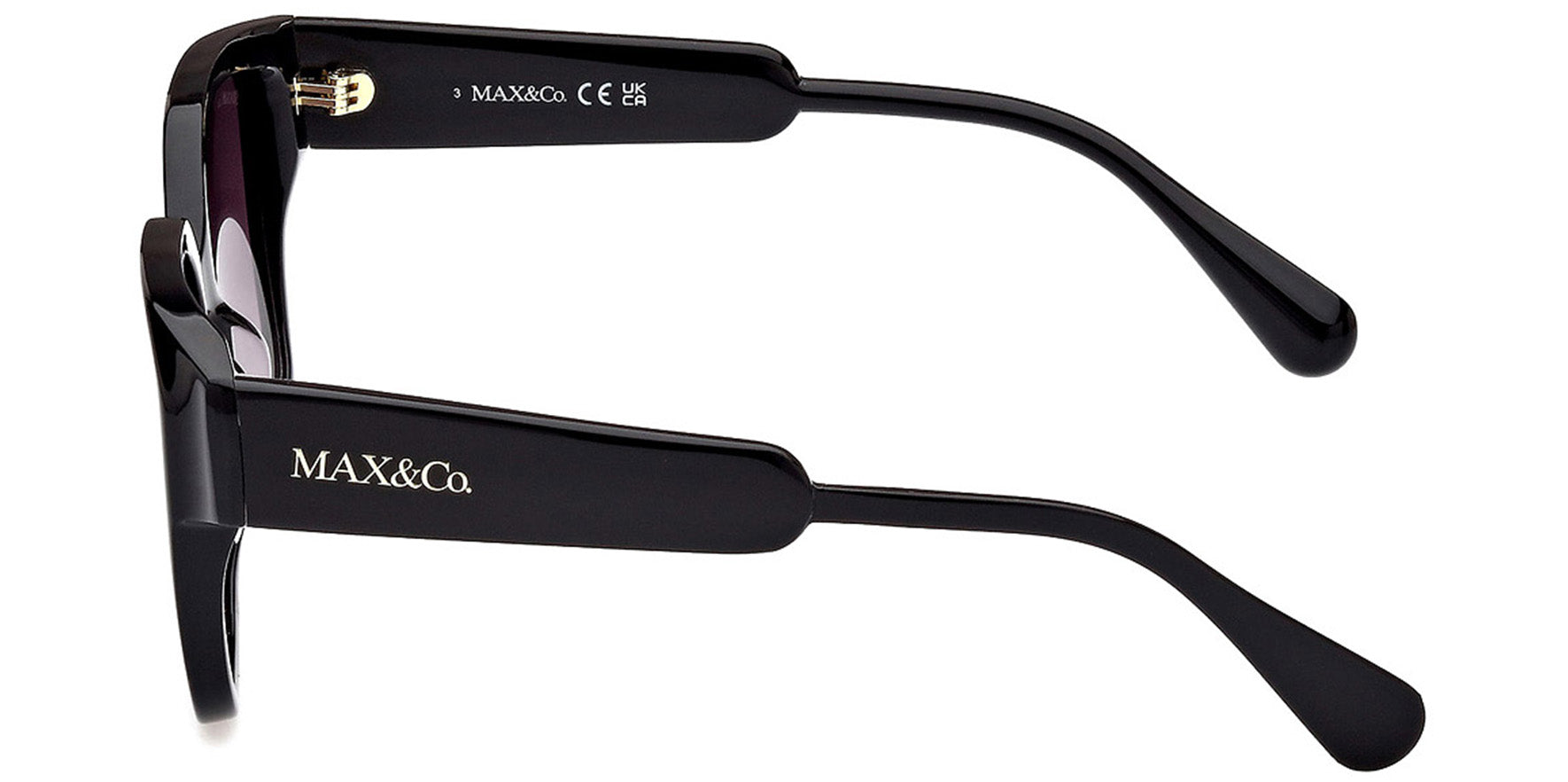 MAX & Co. Wide Temple Squared Butterfly w/ Gradient Lens