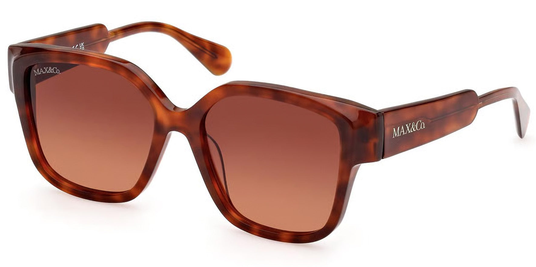 MAX & Co. Wide Temple Squared Butterfly w/ Gradient Lens