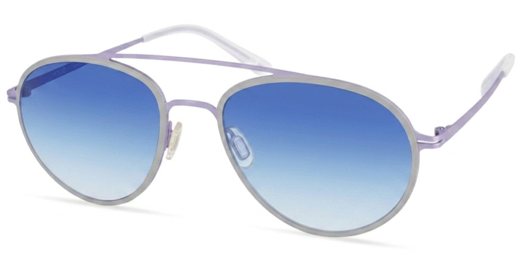 Modo Polarized Titanium Rounded Aviator w/ HCD Lens