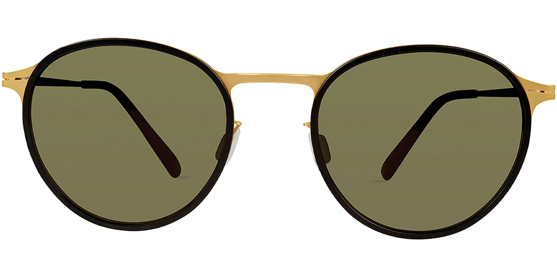 Modo Polarized Round Titanium w/ Adjustable Nose Pads