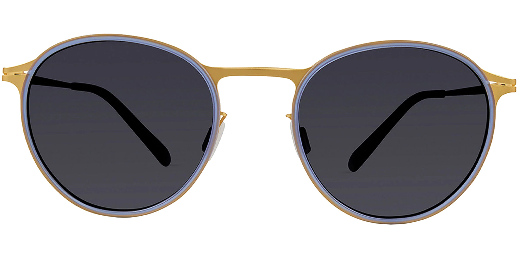 Modo Polarized Round Titanium w/ Adjustable Nose Pads