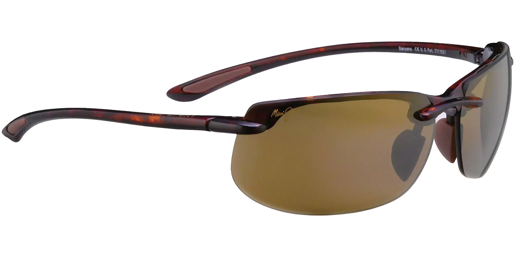Maui Jim Banyans Tortoise Rimless Wrap