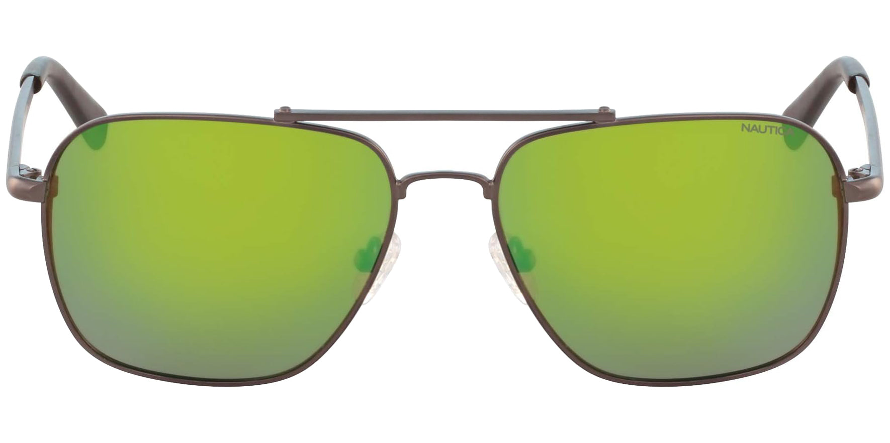 Nautica Polarized Square Aviator w/ Mirror Lens - Eyedictive
