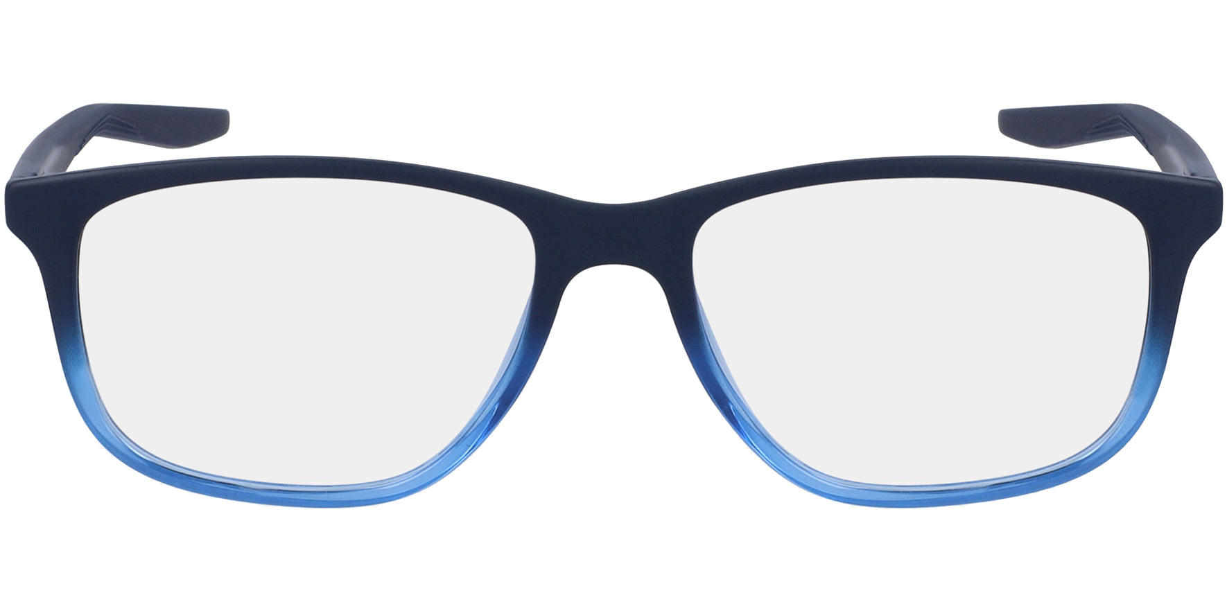 Nike Optical Matte Midnight Navy Fade Rectangle Eyeglass Frames
