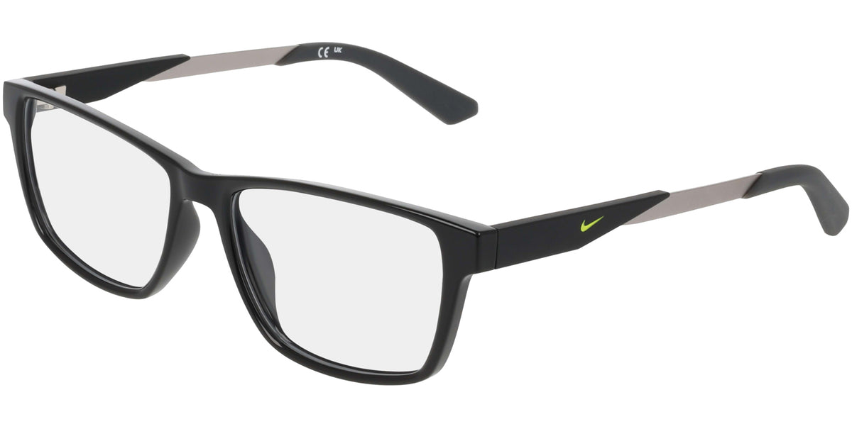 Nike Optical Rectangle Eyeglasses w/ Rubber Temple Tips