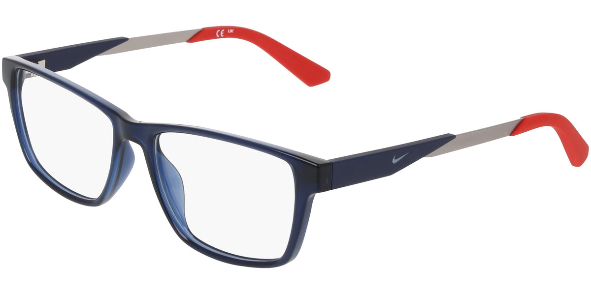 Nike Optical Rectangle Eyeglasses w/ Steel Hinges