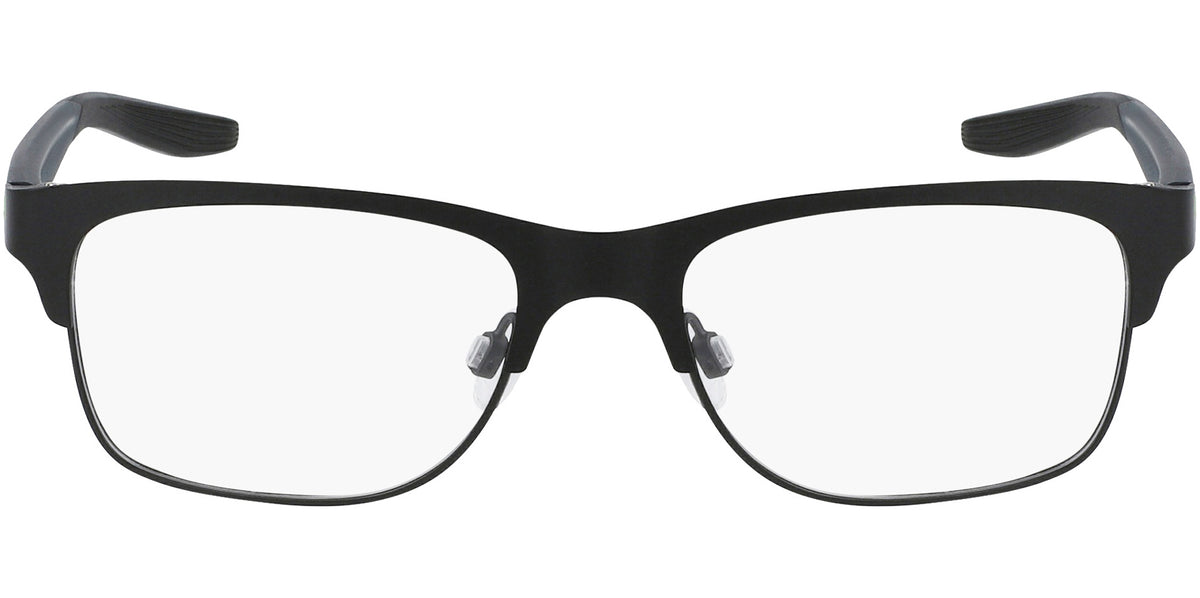 Nike Optical Brow Line Square Eyeglasses w/ Coated Temple Tips
