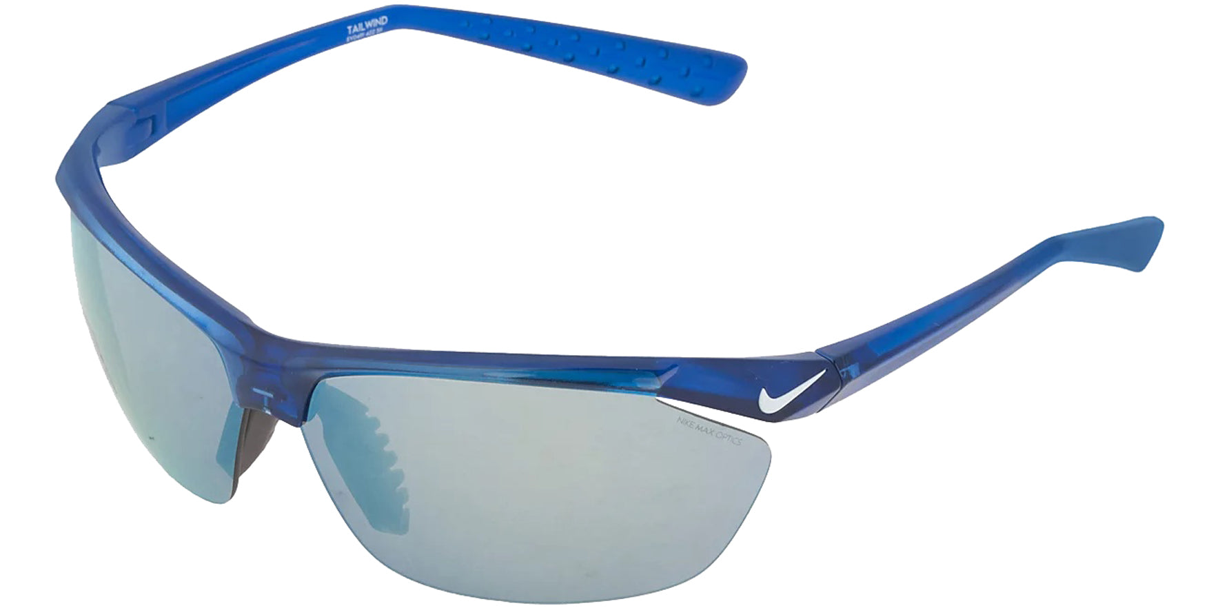 Nike Tailwind MI Semi-Rimless Sport Wrap w/ Max Optics Lens