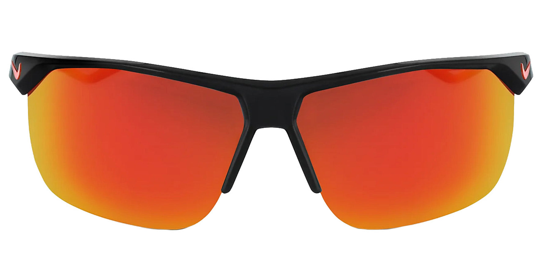 Nike Trainer M Semi-Rimless Wrap w/ MAX Optics Mirrored Lens