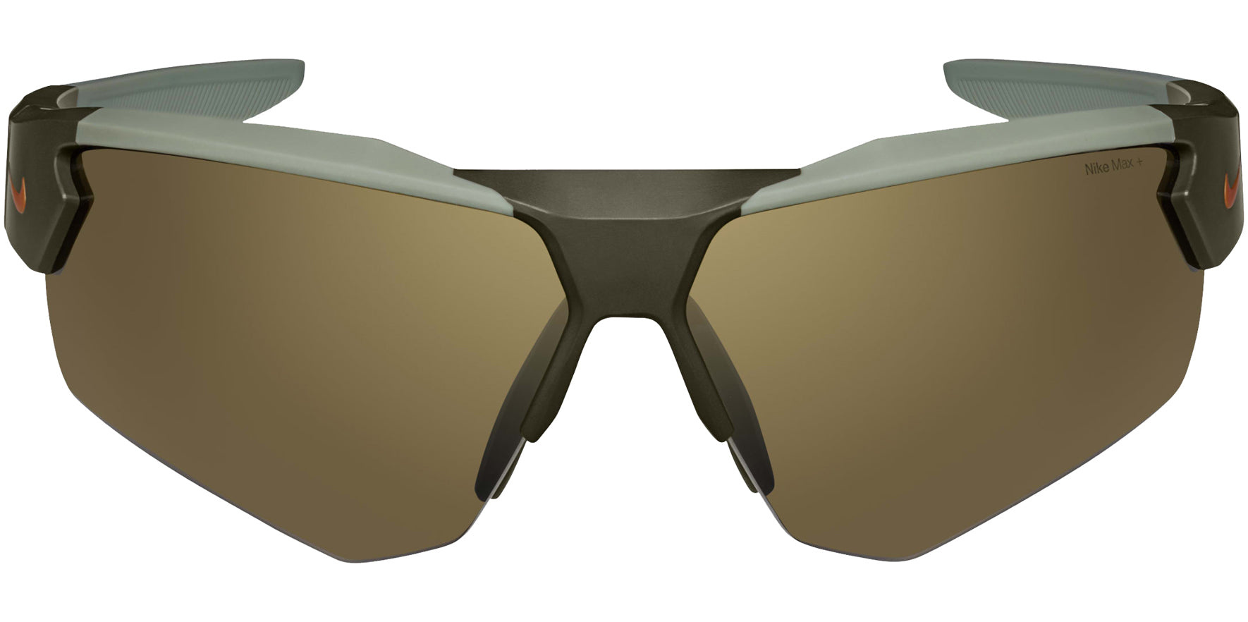 Nike Cloak Duo E Semi-Rimless Sport Wrap w/ Max + Lens