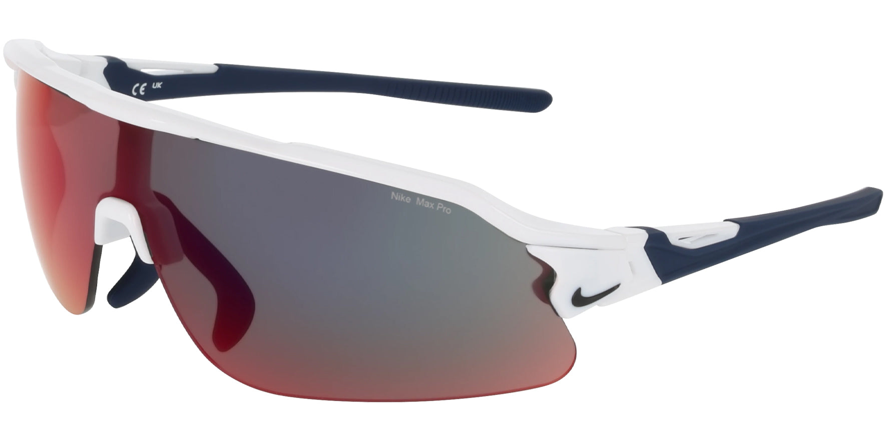 Nike Flyfree Shield Team Max Pro Semi-Rimless w/ Mirror Lens