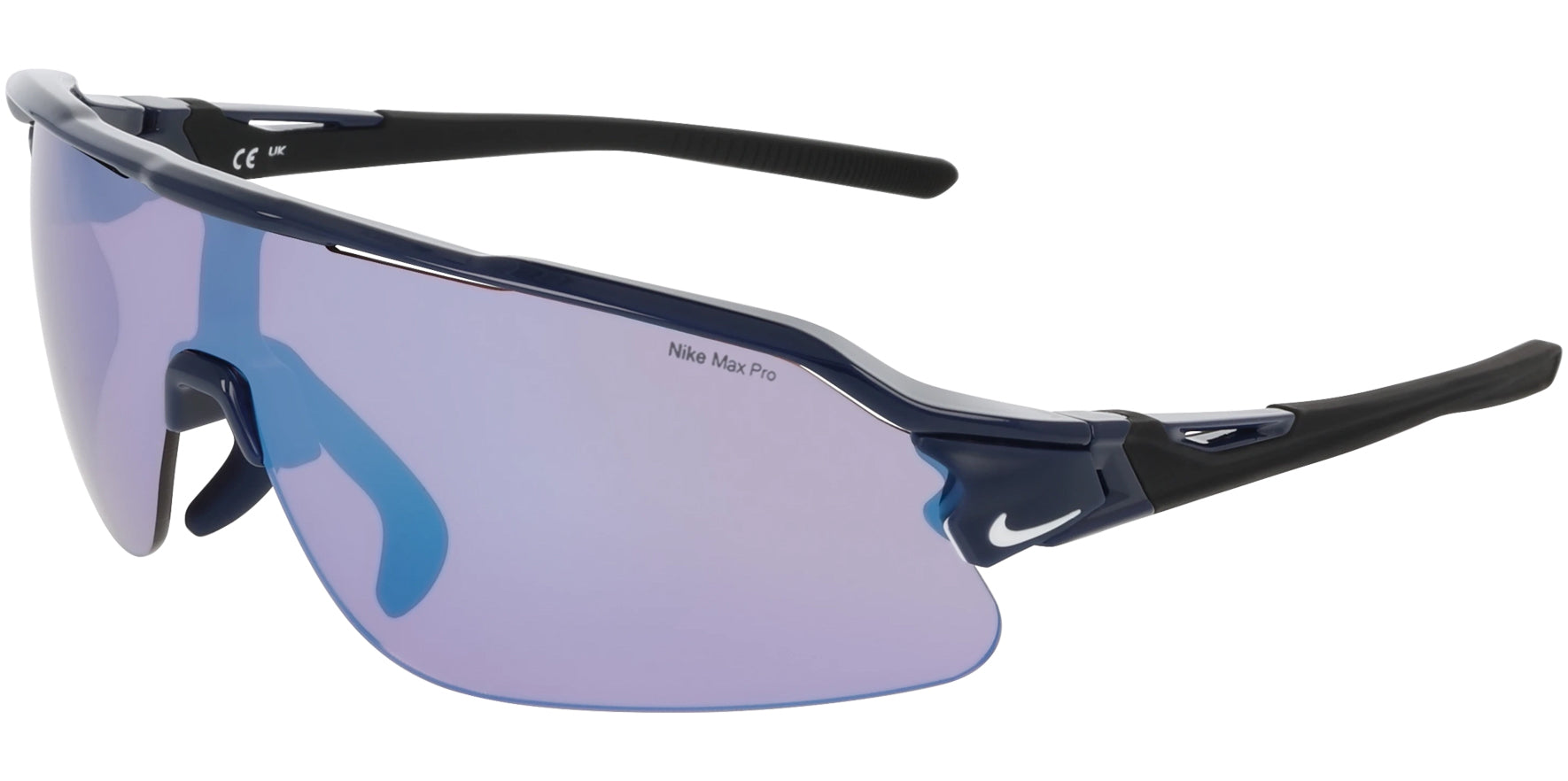 Nike Flyfree Shield Team Max Pro Semi-Rimless w/ Mirror Lens