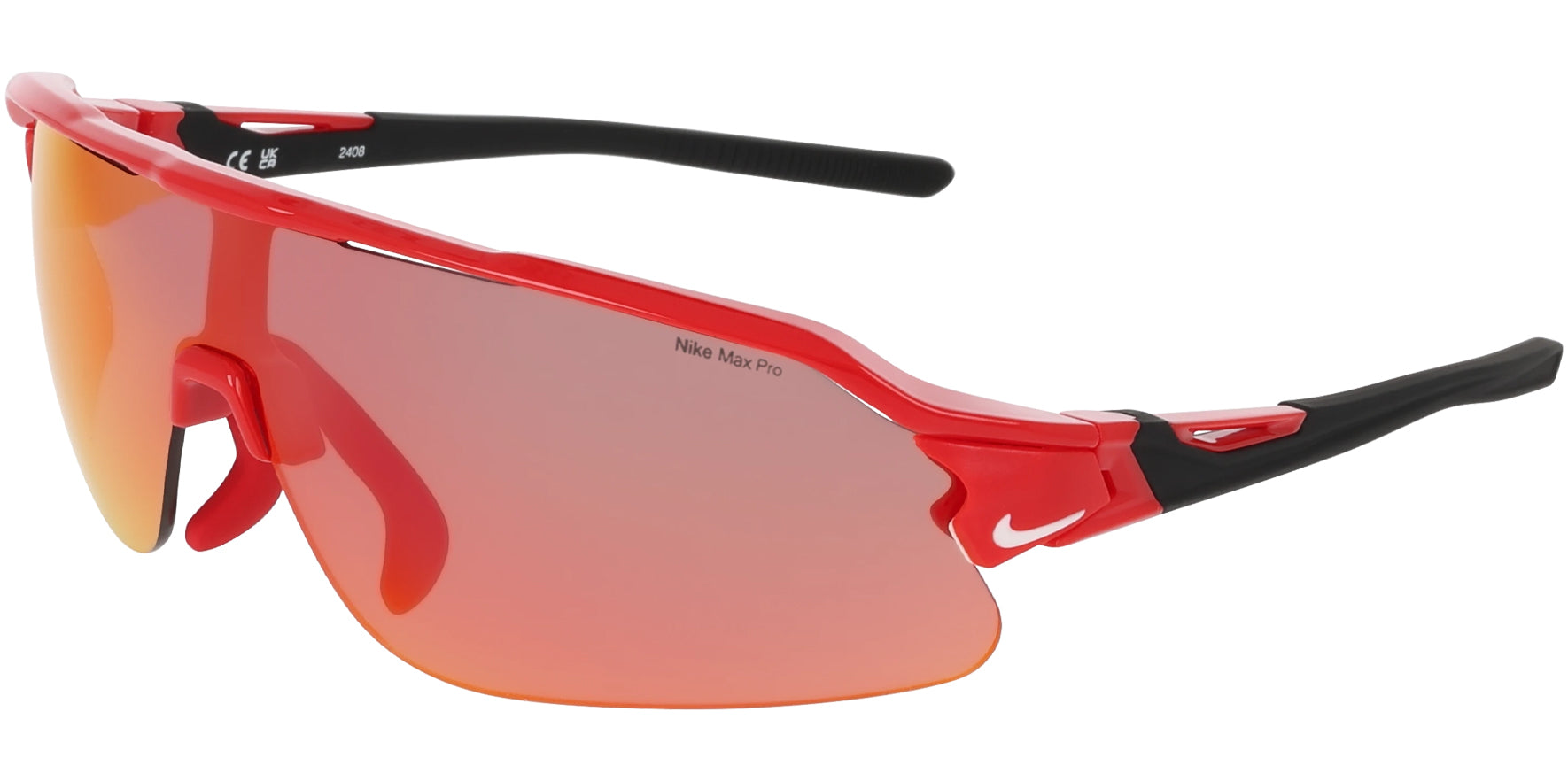 Nike Flyfree Shield Team Max Pro Semi-Rimless w/ Mirror Lens