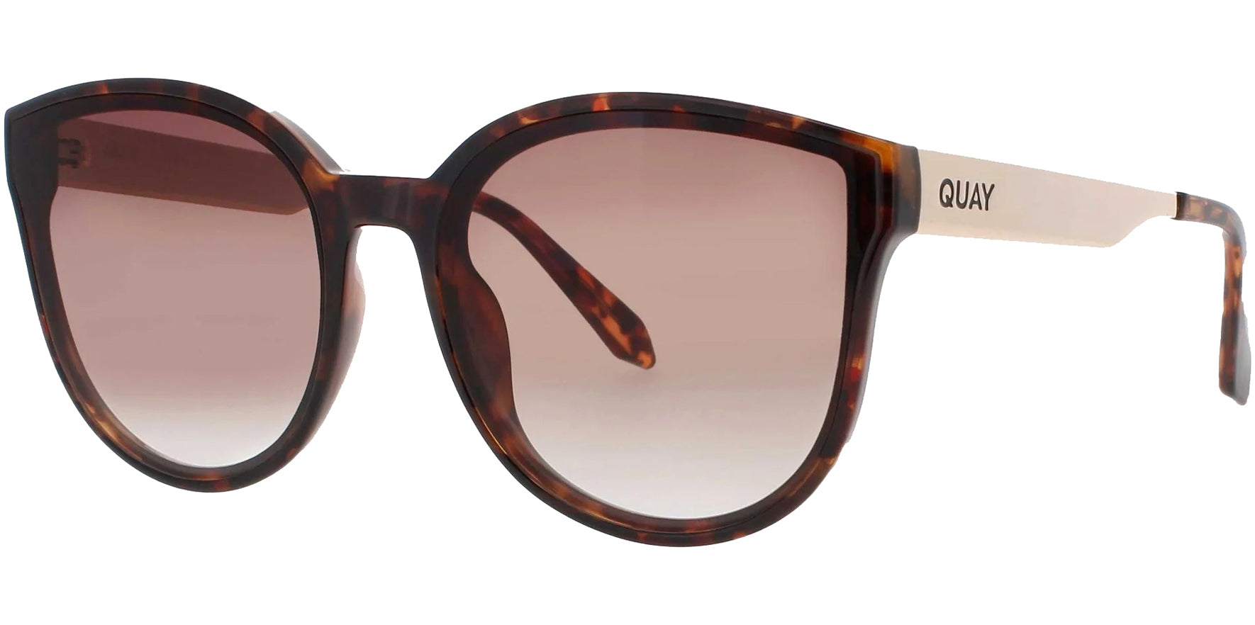 Quay Date Night Oversized Modified Round w/ Gradient Lens