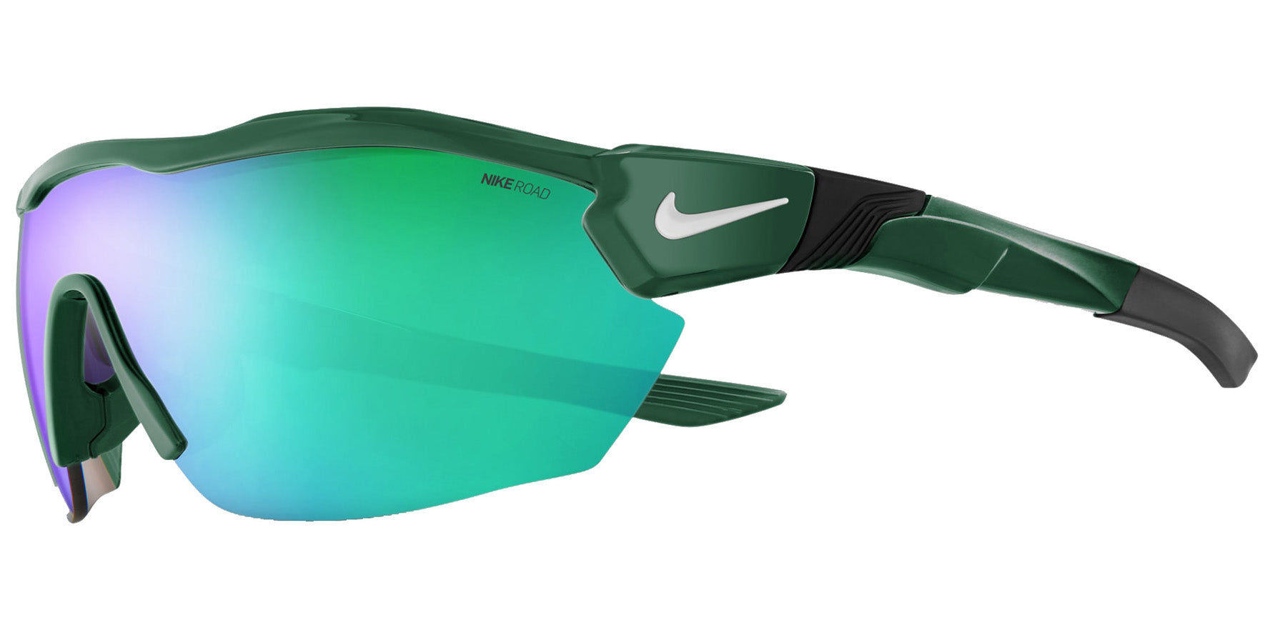 Nike Show X3 Elite Semi-Rimless Shield w/ Road Tint Mirrored Lens - Eyedictive