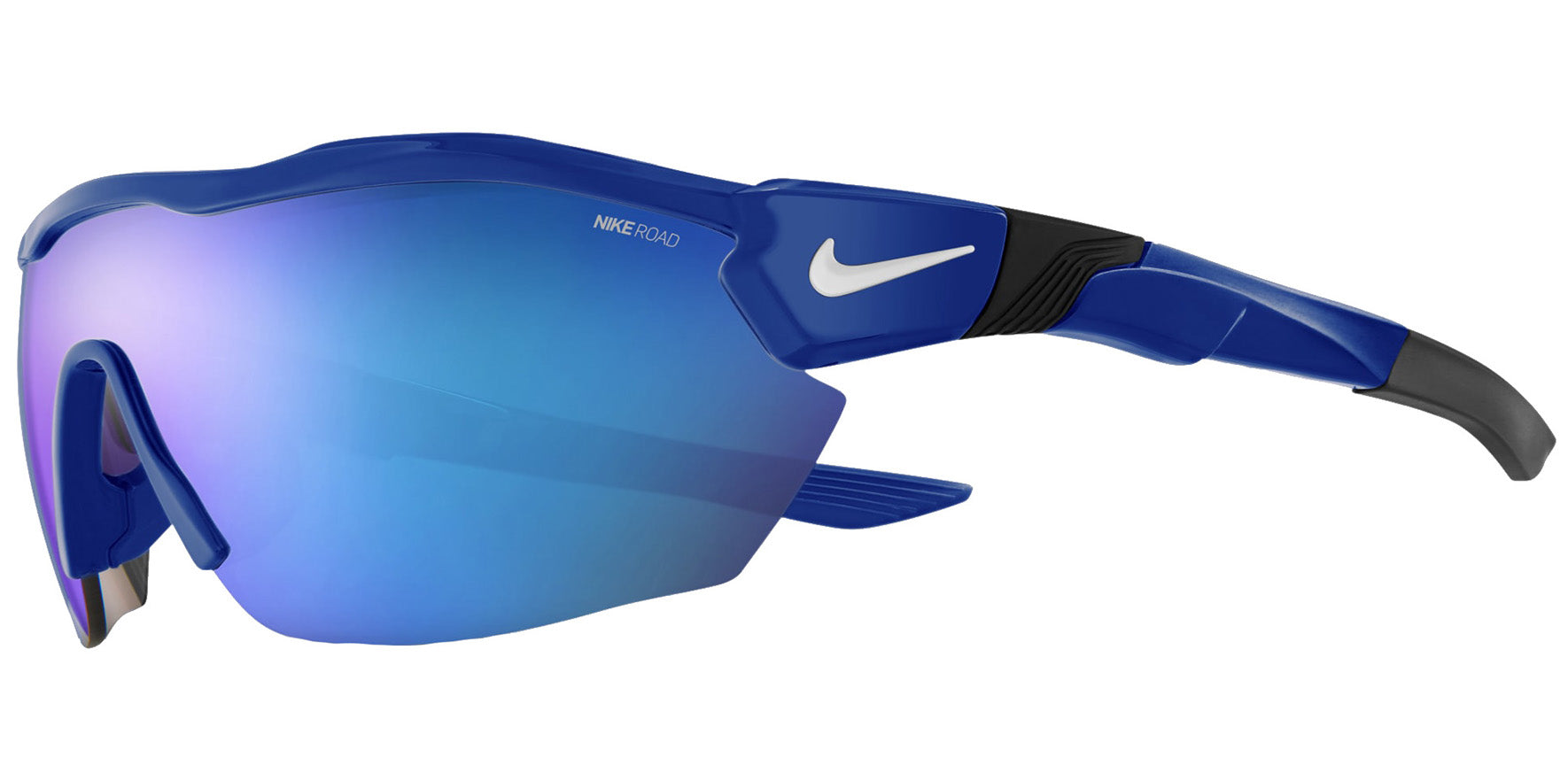 Nike Show X3 Elite Semi-Rimless Shield w/ Road Tint Mirrored Lens - Eyedictive