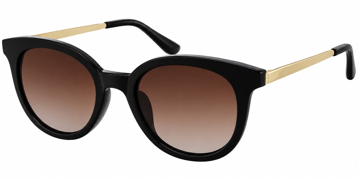 Oscar By Oscar De La Renta P3 Vintage Style Round w/ Gradient Lens