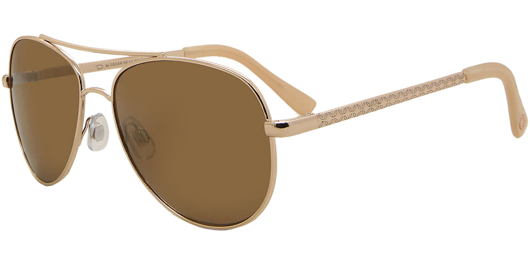 Oscar By Oscar de la Renta Slim Metal Aviator w/ Acetate Tips