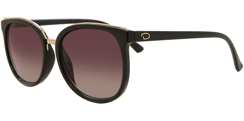 Oscar By Oscar de la Renta Oval Sunglasses w/ Gradient Lens  display picture 1