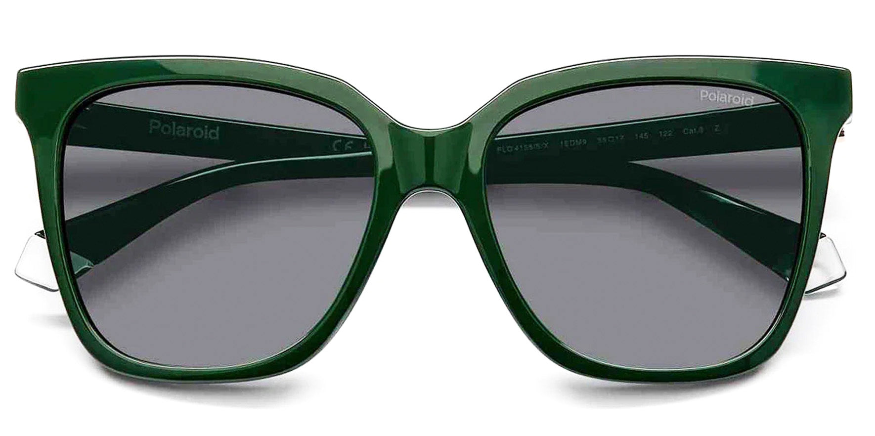 Polaroid Polarized Cat-Eye w/ Stone Encrusted Hinge Stops