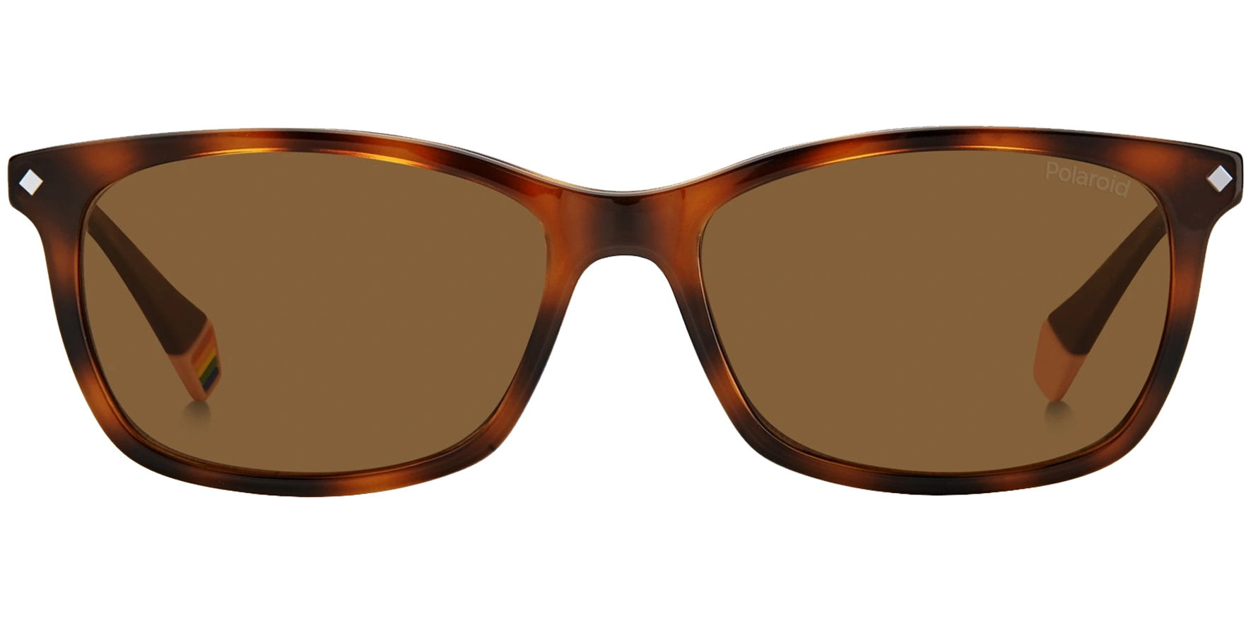 Polaroid Rectangle Eyeglass Frames w/ Polarized Clip-on Lens - Eyedictive