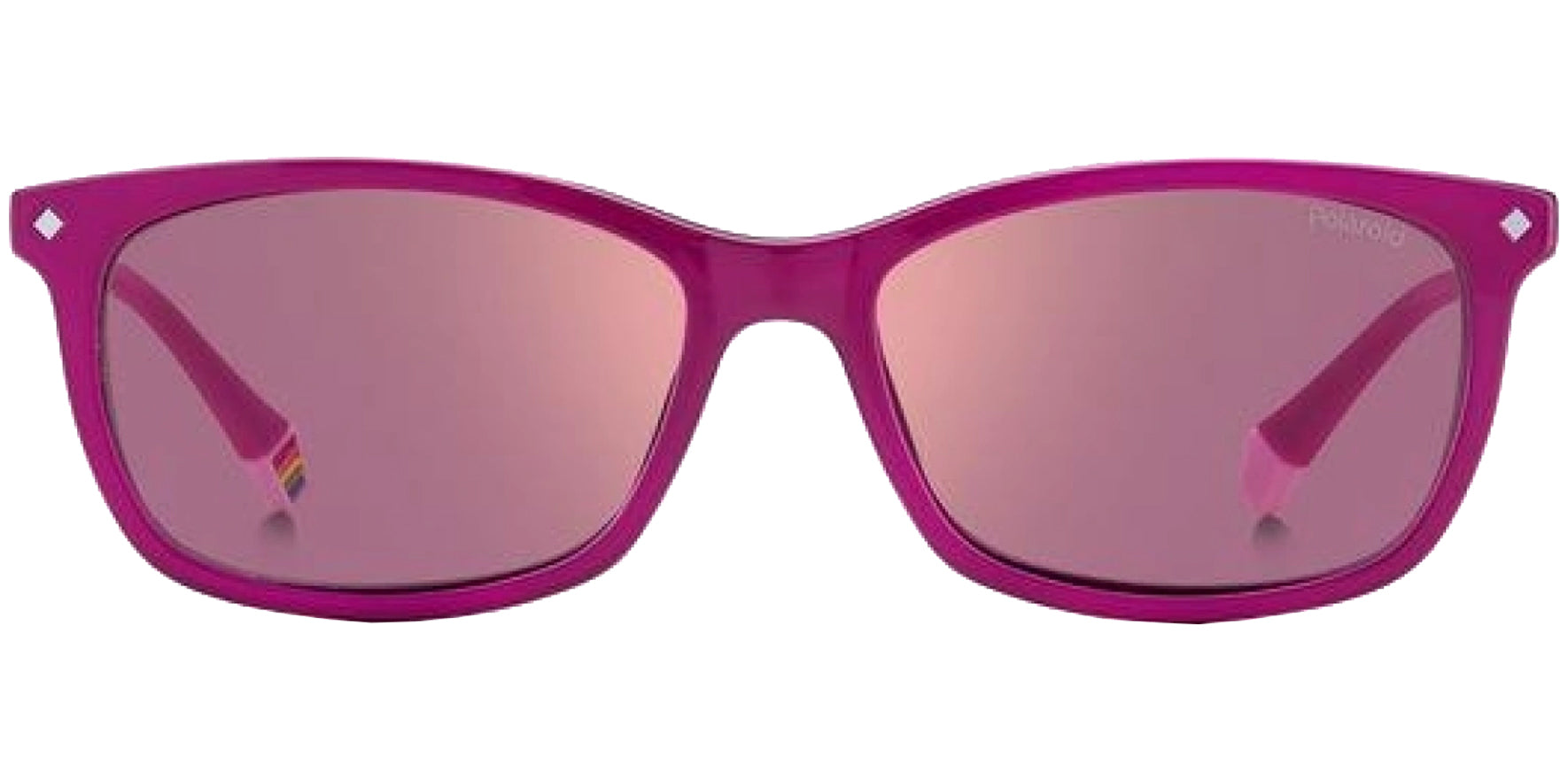 Polaroid Rectangle Eyeglass Frames w/ Polarized Clip-on Lens - Eyedictive