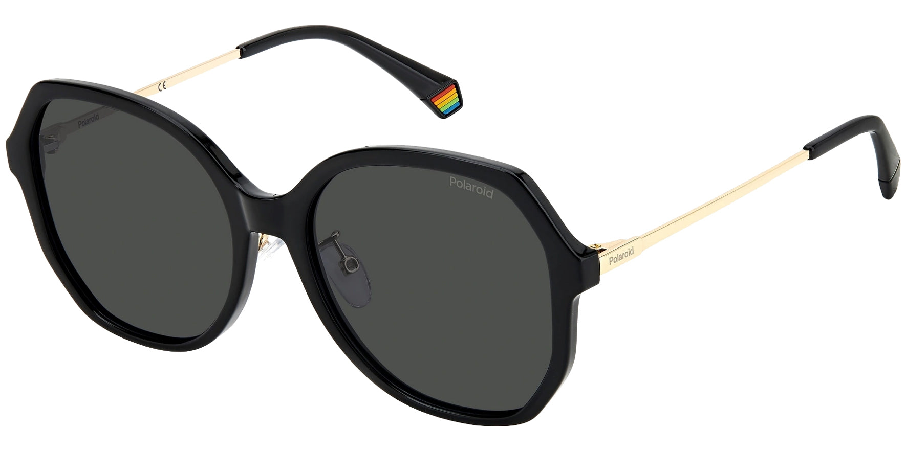 Polaroid Polarized Oversized Geometric Round - Eyedictive