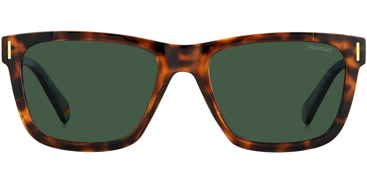Polaroid Polarized Square w/ Rim Corners Detail