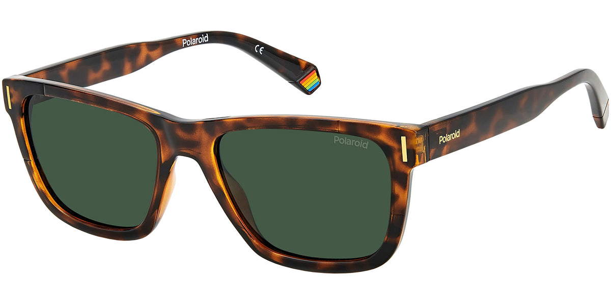 Polaroid Polarized Square w/ Rim Corners Detail