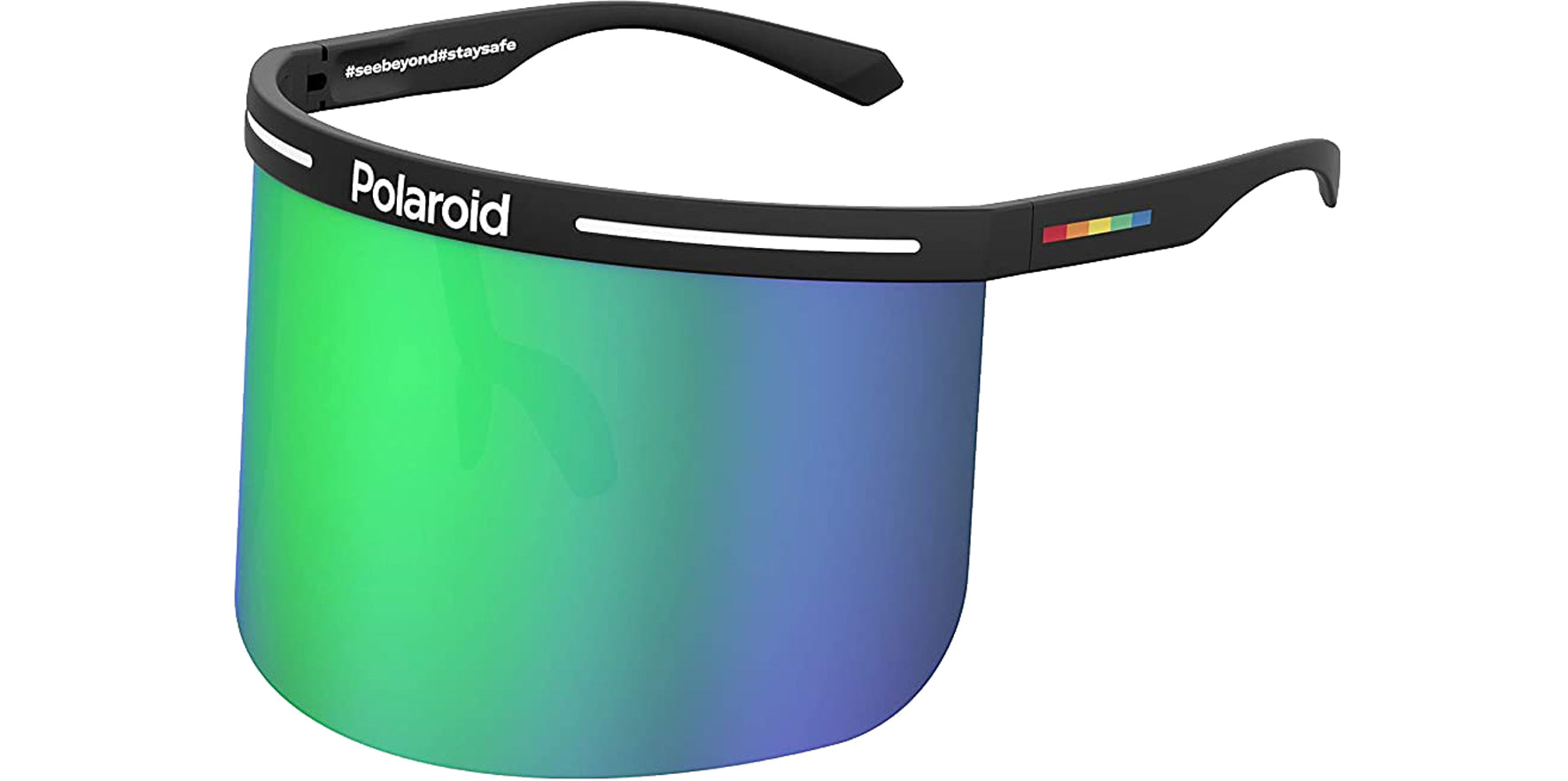Polaroid Shield Visor w/ Mirrored Lens - Eyedictive