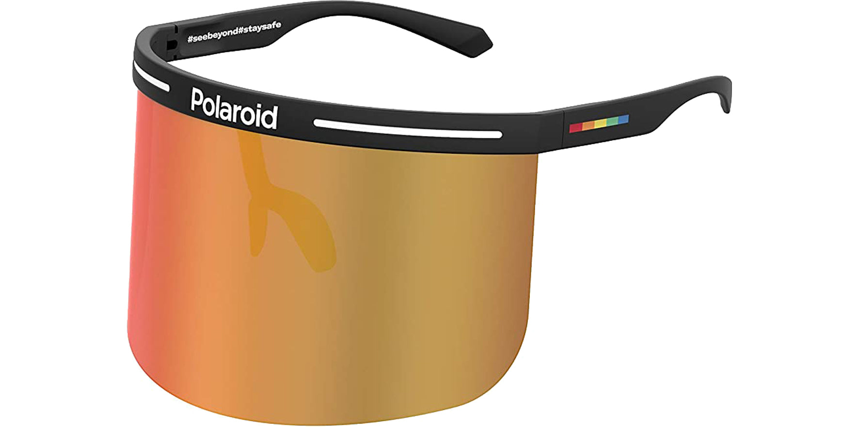 Polaroid Shield Visor w/ Mirrored Lens - Eyedictive