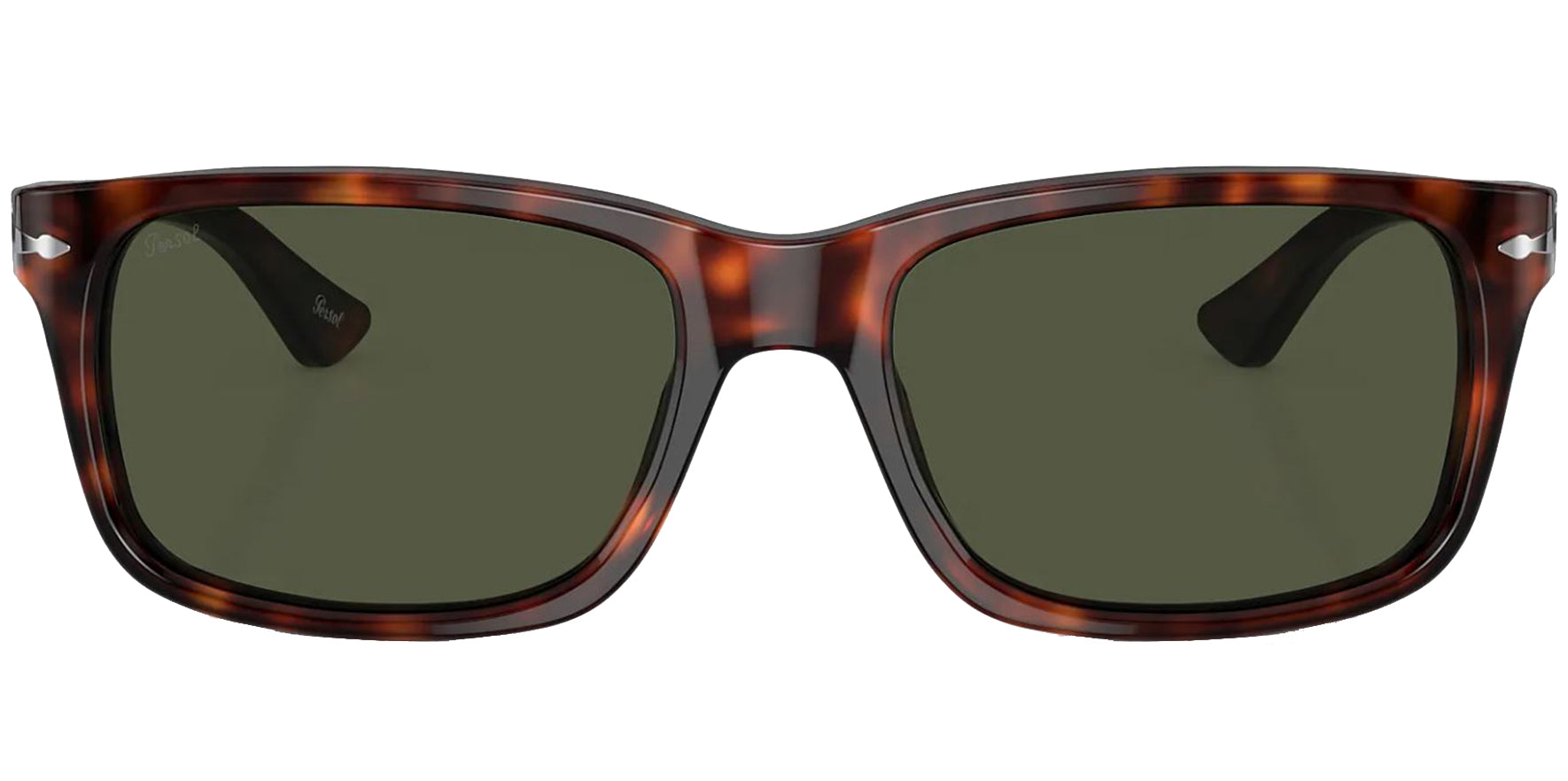 Persol Dark Havana Soft Square w/ Tempered Glass Lens - Eyedictive