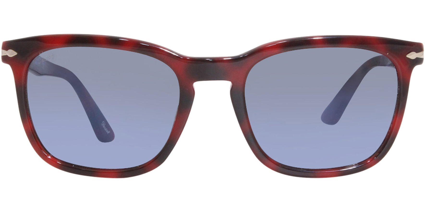 Persol Handmade Red Grid Soft Square w/ Glass Lens - Eyedictive