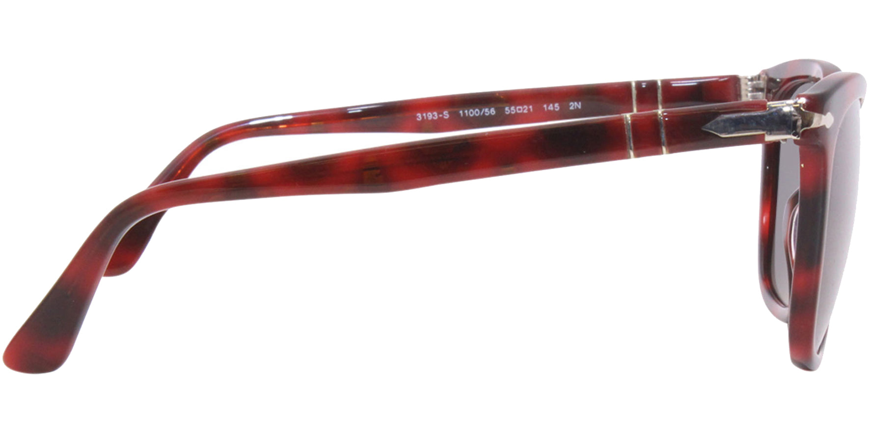 Persol Handmade Red Grid Soft Square w/ Glass Lens - Eyedictive