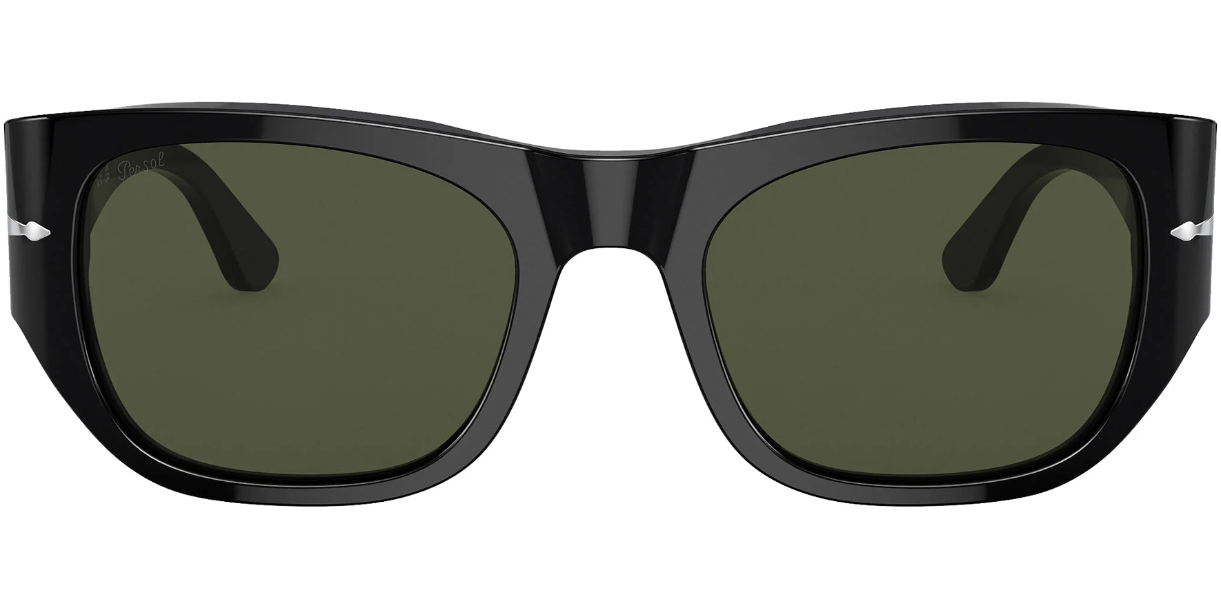 Persol Black Soft Square w/ Glass Lens
