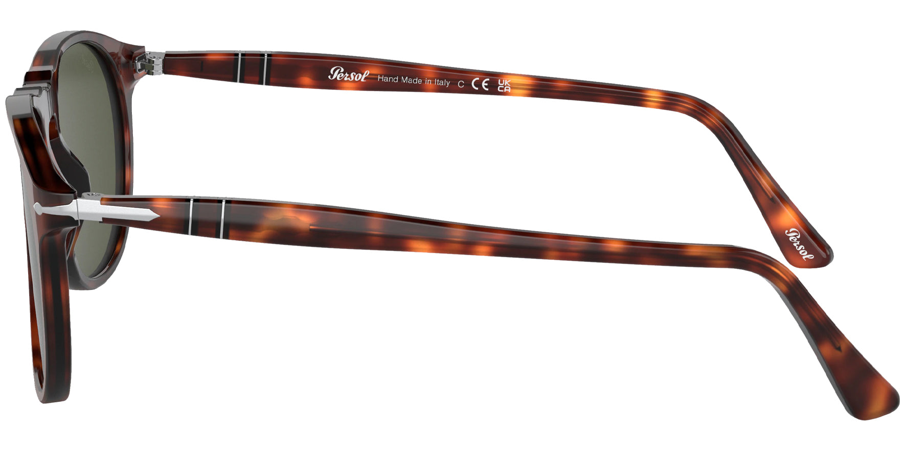 Persol Havana Pilot w/ Glass Lens - Eyedictive