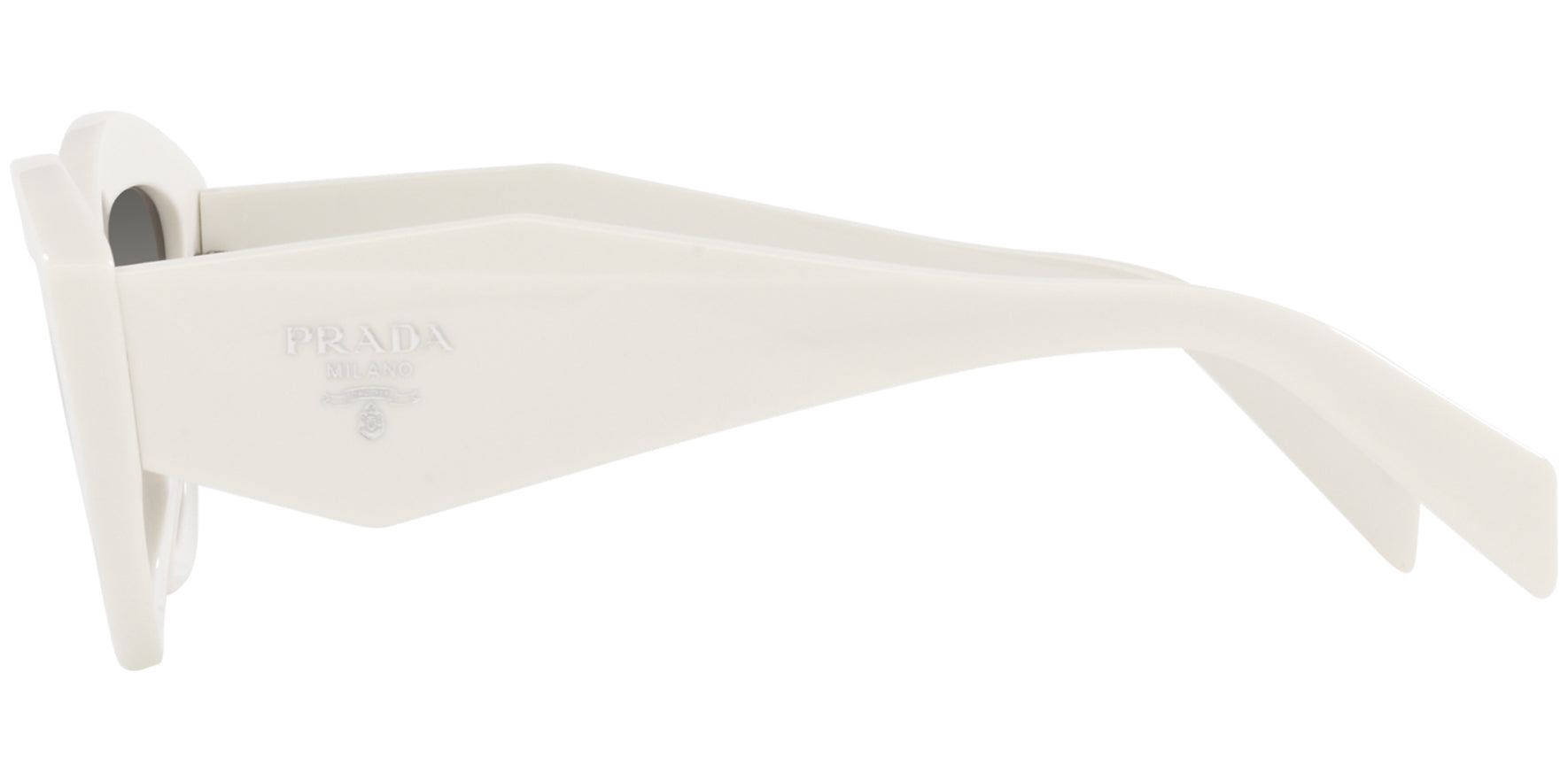 Prada White Cat Eye w/ Gradient Lens - Eyedictive