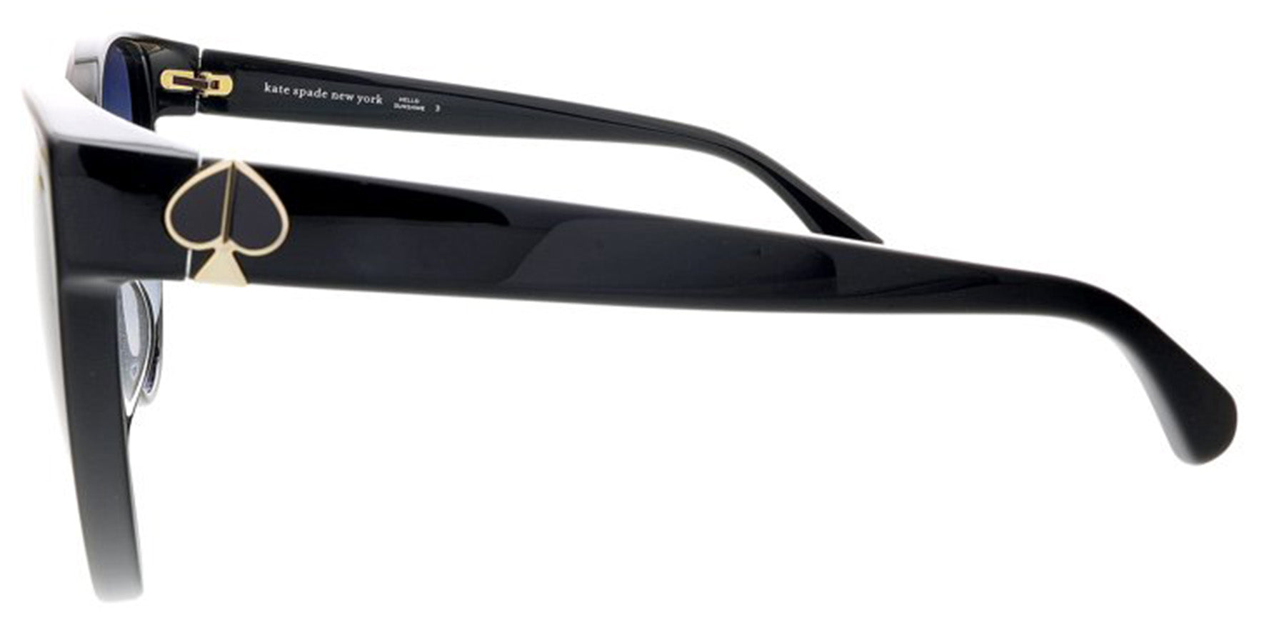 Kate Spade Primrose Black Round Oversized Cat-Eye w/ Gradient Lens