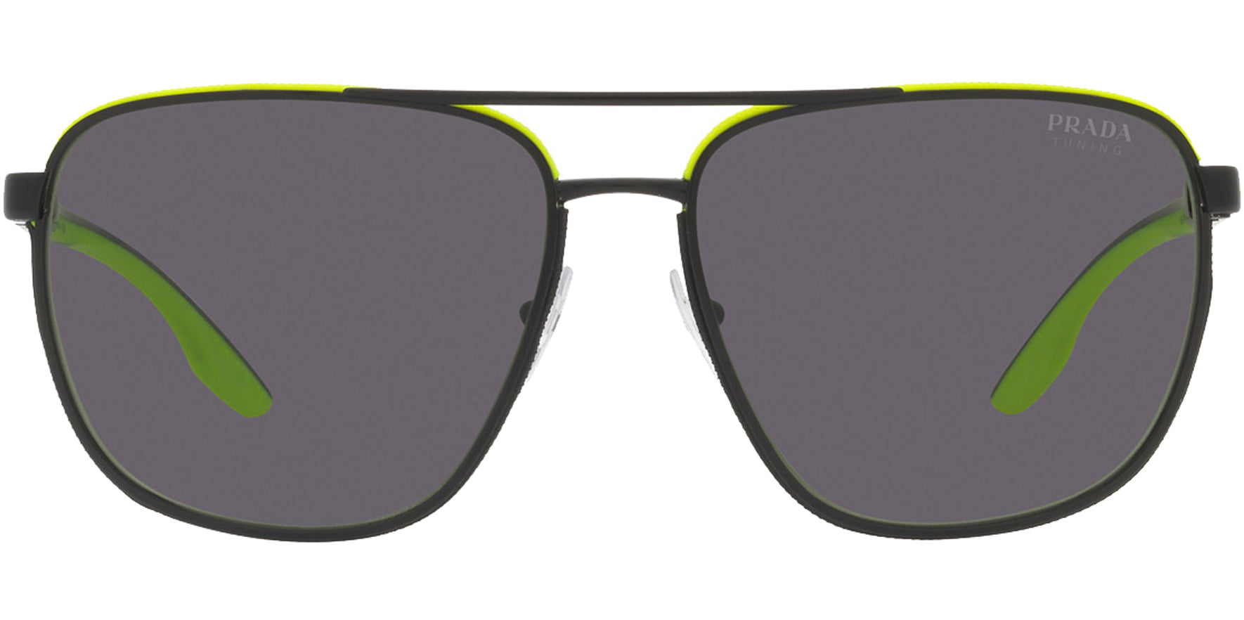 Prada Linea Rossa Matte Black Navigator w/ Tuning Lens - Eyedictive