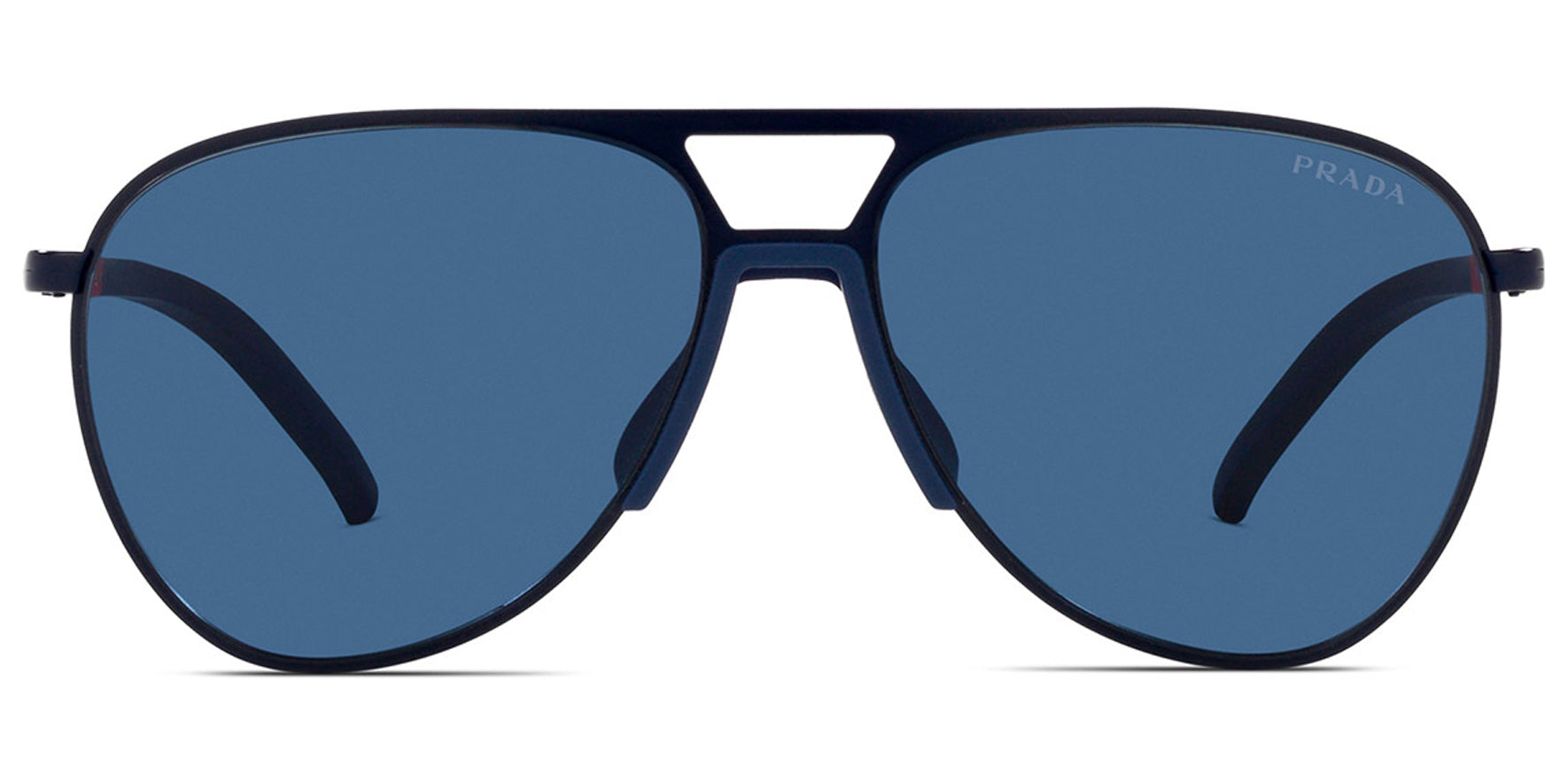 Prada Linea Rossa Matte Navy Aviator - Eyedictive