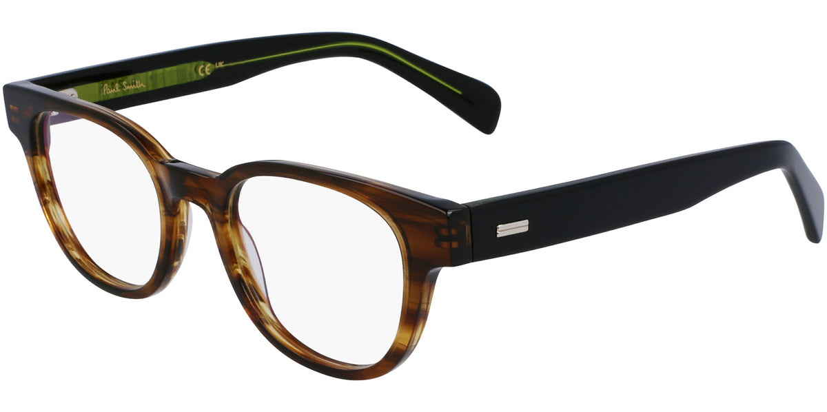 Paul Smith Haydon Soft Square Eyeglasses w/ 5-Barrel Steel Hinges