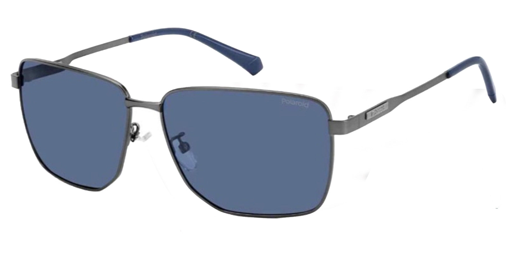 Polaroid Polarized Dark Ruthenium Slim Navigator