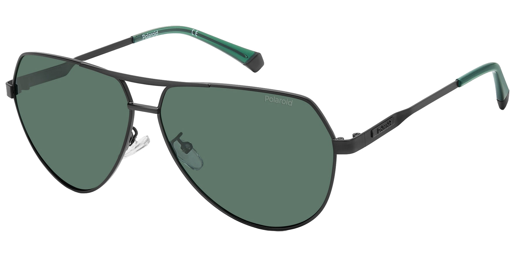 Polaroid Polarized Matte Black Aviator