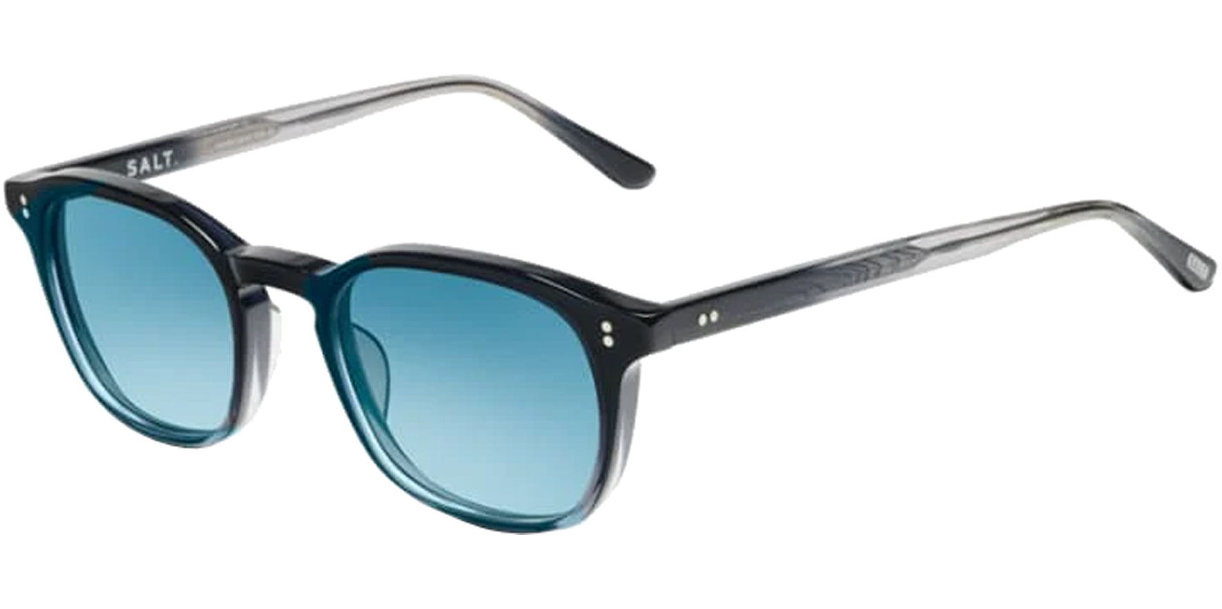Salt Optics Quinn Polarized Coastal Fog Soft Square Sunglasses