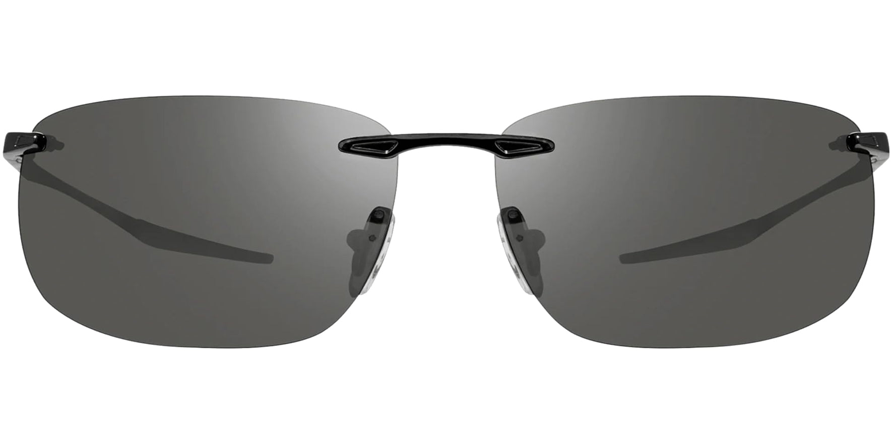 Revo Descend Z Polarized Rimless Wrap w/ Mirror Lens