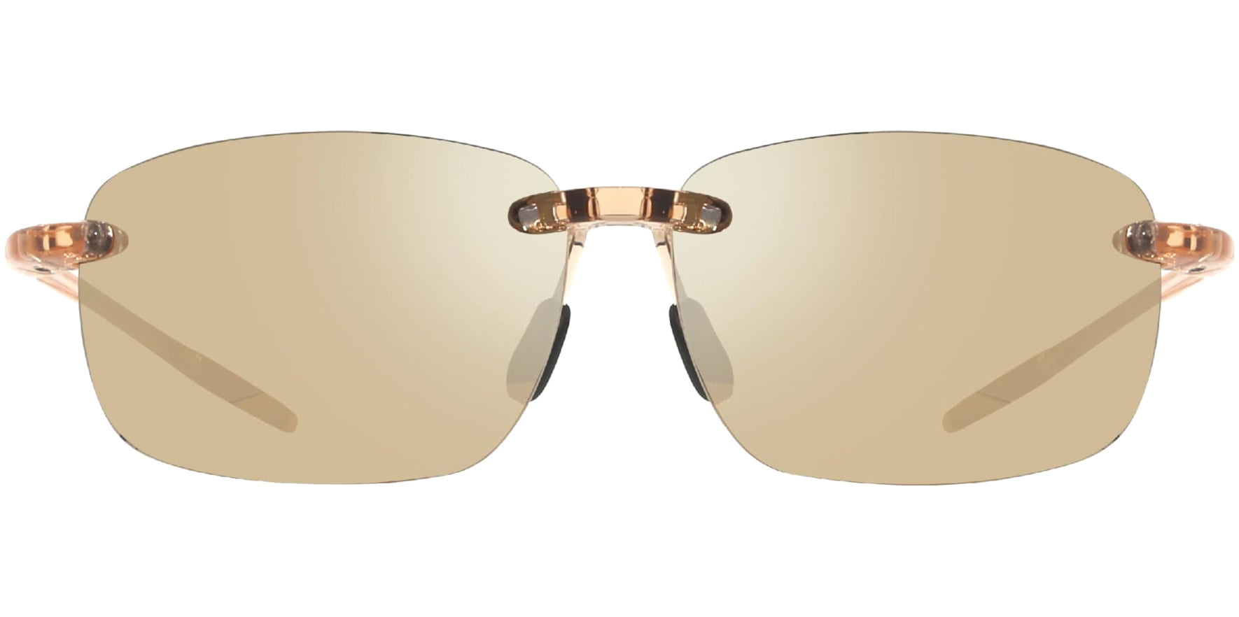 Revo Descend Pro Polarized Photochromic Rimless Wrap w/ Mirror Lens