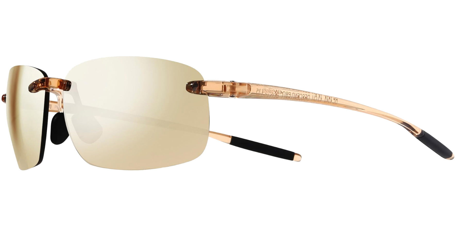 Revo Descend Pro Polarized Photochromic Rimless Wrap w/ Mirror Lens